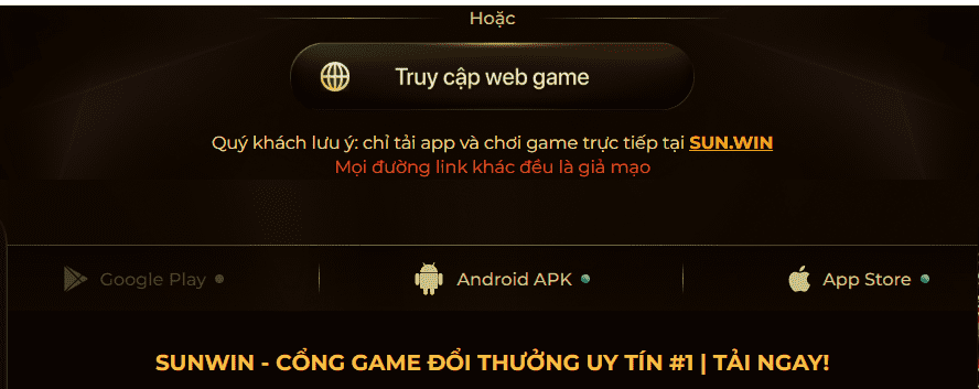 Cổng game sunwin hỗ trợ app đa nhiều hệ điều hành.